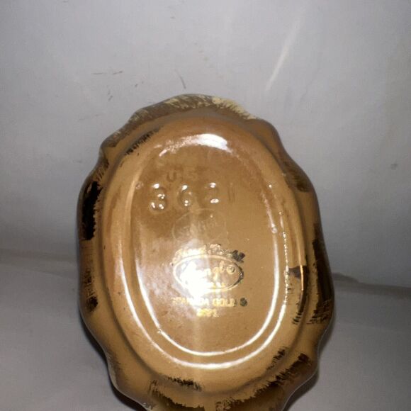 Stangl Granada Gold Porcelain Basket 3621 Hand Painted - Picture 7 of 12